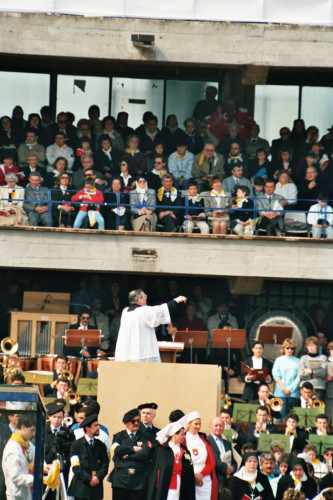 Papa Giovanni Paolo II - Verona (negativo) di Ceolin, Elio (ultimo quarto sec. XX)