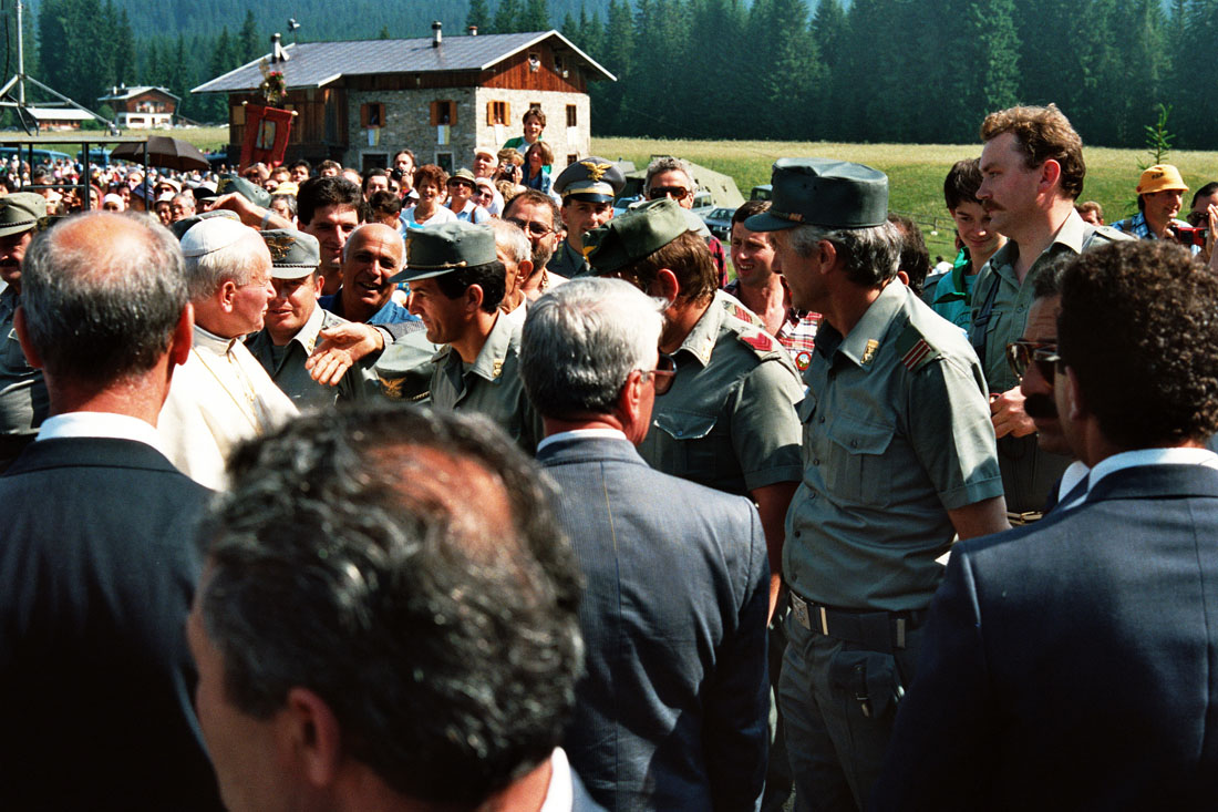 Papa Giovanni Paolo II - Val Visdende (negativo) di Ceolin, Elio (ultimo quarto sec. XX)
