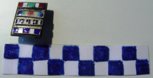 Targhetta per nastrini (sec. XX)