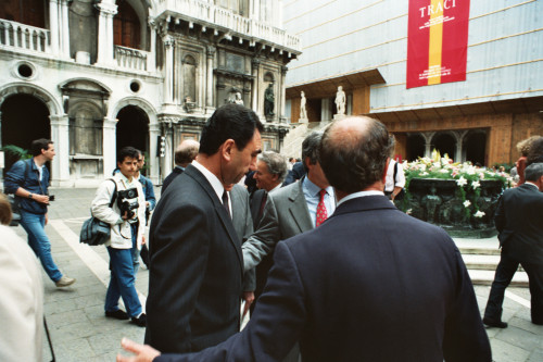 Nereo Laroni - Palazzo Ducale <Venezia> - Cortile (negativo) di Ceolin, Elio (ultimo quarto sec. XX)