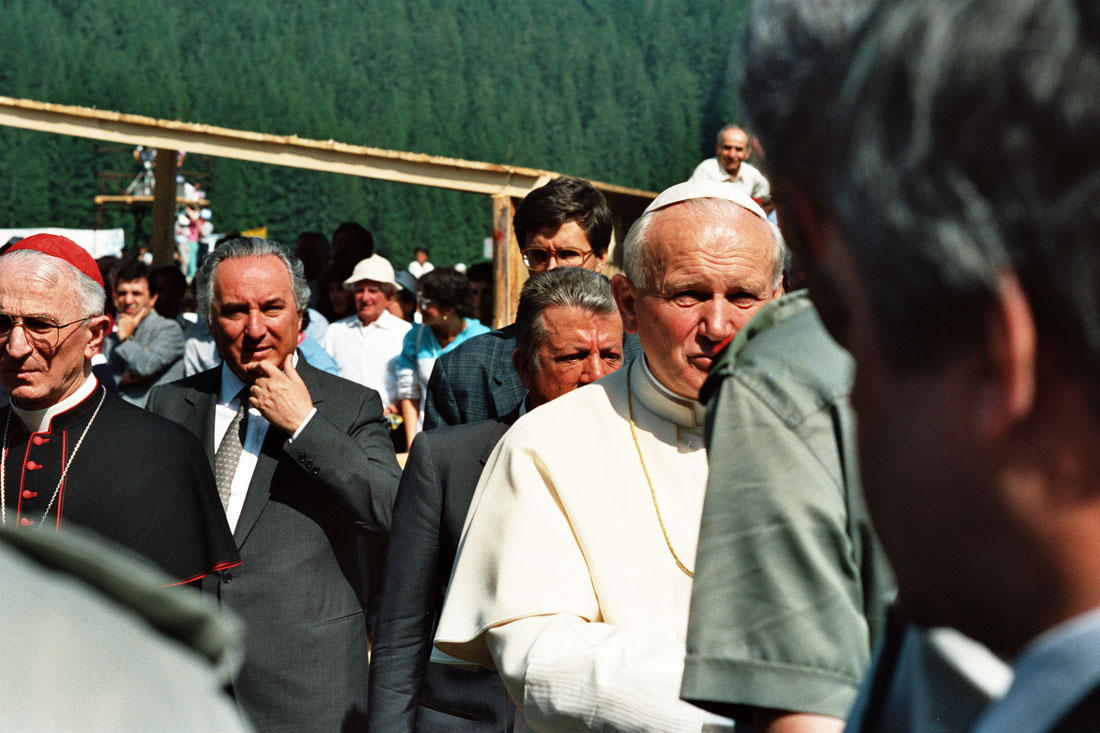 Papa Giovanni Paolo II - Val Visdende (negativo) di Ceolin, Elio (ultimo quarto sec. XX)