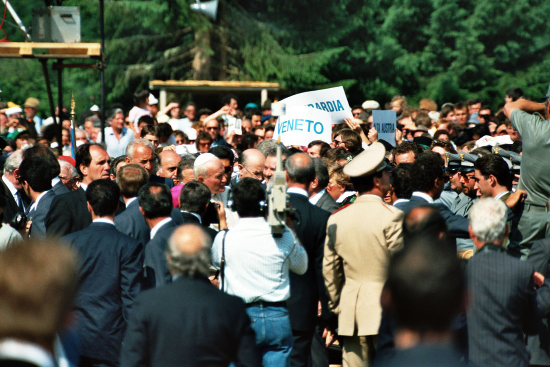 Papa Giovanni Paolo II - Val Visdende (negativo) di Ceolin, Elio (ultimo quarto sec. XX)