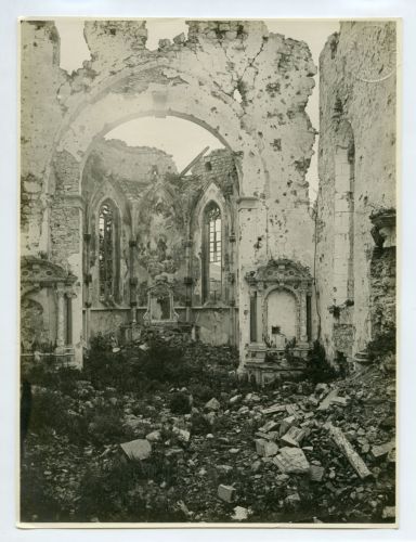 Edifici religiosi - Rovine - Chiesa di San Giovanni al Timavo <Duino> - 1920 (positivo) di Opiglia, Pietro (attr.) (inizio XX)