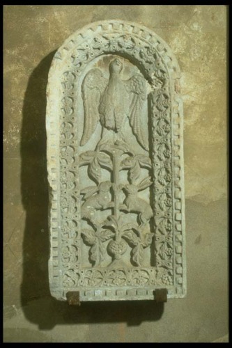 Albero della vita e simboli cristiani (formella) - ambito veneto-bizantino (sec. XI)
