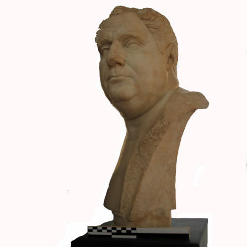 ritratto (busto maschile, Vitellio Grimani) - ambito romano (prima metà epoca romana/ sec. II d.C.)