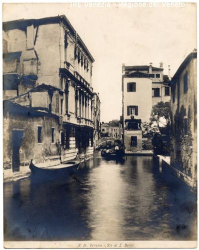 Rio di San Cassiano <Venezia> (positivo) di Genova, Giulio (fine/inizio XIX/ XX)