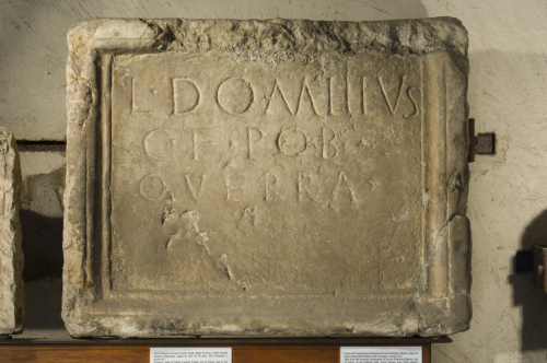 lastra, lastra funeraria - Ambito culturale romano, produzione veronese (prima metà sec. I d.C.)