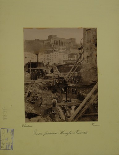 Vescovado - Ponte Garibaldi <Verona> - 1890-1891 (positivo) di Bertucci, Giuseppe (XIX)