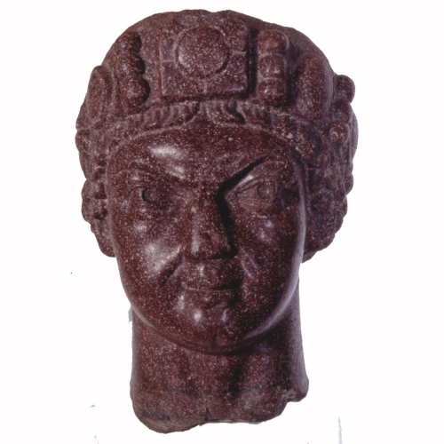 Ritratto di Augusto, forse Giustiniano I (testa, Carmagnola) - ambito romano (Età romana/ sec. VI d.C.)