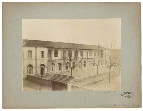 Edifici scolastici - Saint-Hippolyte-du-Fort - Francia - 1893 (positivo) di Doin, Louis (XIX)