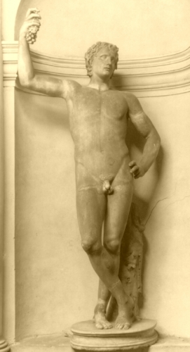 Dioniso (statua maschile, statua di Dioniso) - ambito culturale romano/ età antoniniana (fine/inizio secc. I-II d.C.)