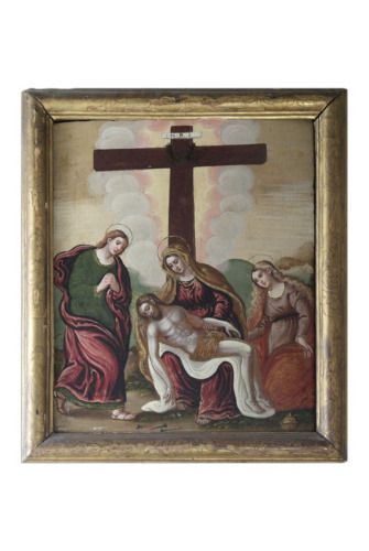 Deposizione della croce (DIPINTO) - scuola veneta (XVII)