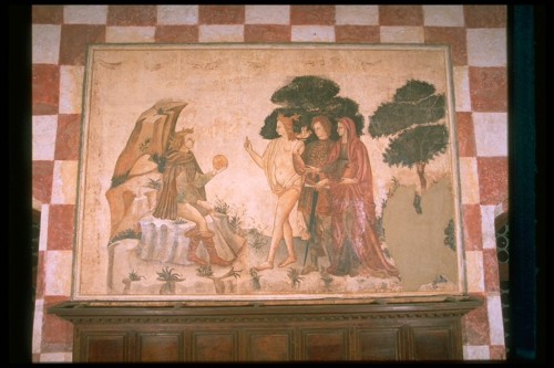 Giudizio di Paride (dipinto) - ambito fiorentino (inizio sec. XV)