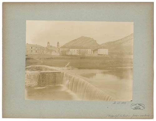 Paesaggio - Saint-Hippolyte-du-Fort - Francia - 1893 (positivo) di Doin, Louis (XIX)
