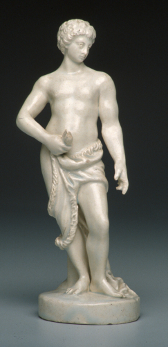 Endimione (o Apollo), figura mitologica (STATUETTA - statuetta antropomorfa, opera isolata) - manifattura Antonibon (prima metà XIX)