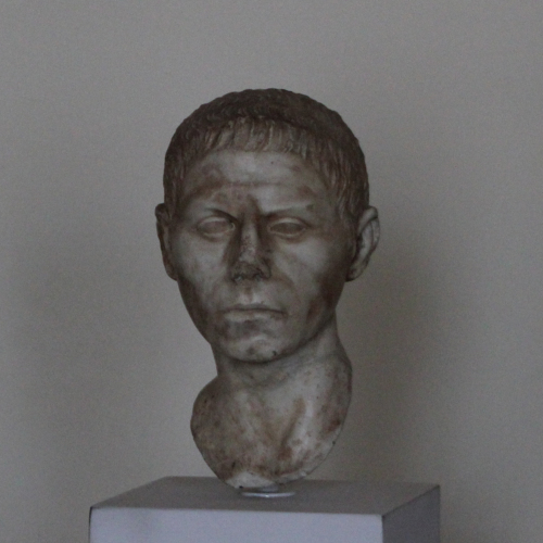 ritratto maschile (busto maschile) - ambito romano (prima metà epoca romana/ sec. I d.C.)