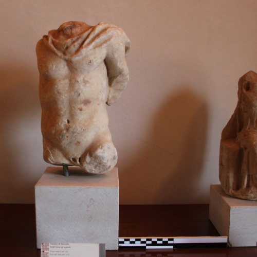 statua maschile (statua maschile) - ambito romano (Età romana/ secc. I a.C./ I d.C.)
