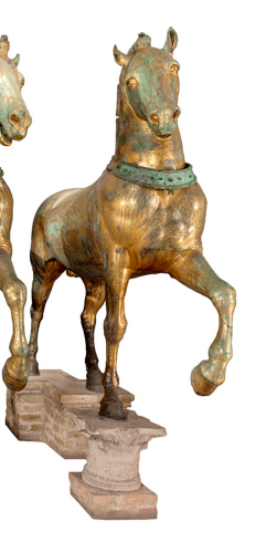 Cavallo (statua, I Cavalli di San Marco) - ambito romano (Età romana/ secc. II d.C./ III d.C.)