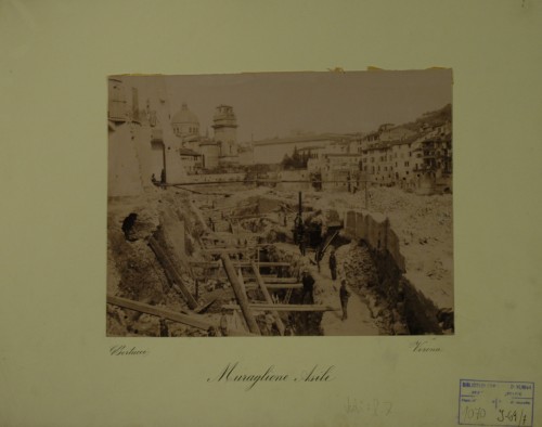 Adige <Verona> - Terrapieni - Costruzioni - 1890-1891 (positivo) di Bertucci, Giuseppe (XIX)
