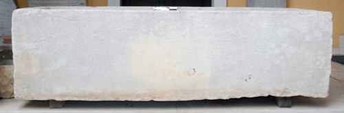 sarcofago/ cassa, a cassa parallelepipeda - ambito culturale romano/ 