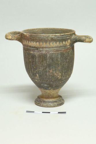 skyphos - ambito culturale greco/ produzione di Canosa (III secolo a.C.)