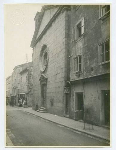 Edifici religiosi - Facciate - Chiesa del Carmine <Vodnjan> - 1924 (positivo) di Opiglia, Pietro (attr.) (primo quarto XX)