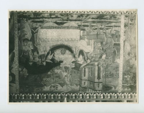 Oggetti d'arte - Cassoni dipinti - Biblioteca civica <Trieste> (positivo) di Opiglia, Pietro (attr.) (prima metà XX)