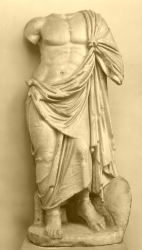 Asclepio (statuetta maschile, statuetta maschile acefala) - ambito culturale greco (seconda metà sec. IV a. C.)