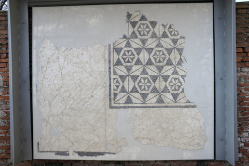 mosaico - ambito culturale romano, produzione locale (I sec. d.C.)