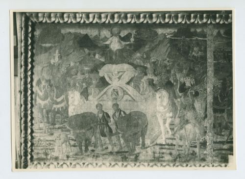 Oggetti d'arte - Cassoni dipinti - Biblioteca civica <Trieste> (positivo) di Opiglia, Pietro (attr.) (prima metà XX)