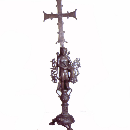 Ercole con la croce (statua) - ambito medievale/ produzione all'antica (epoca medievale)