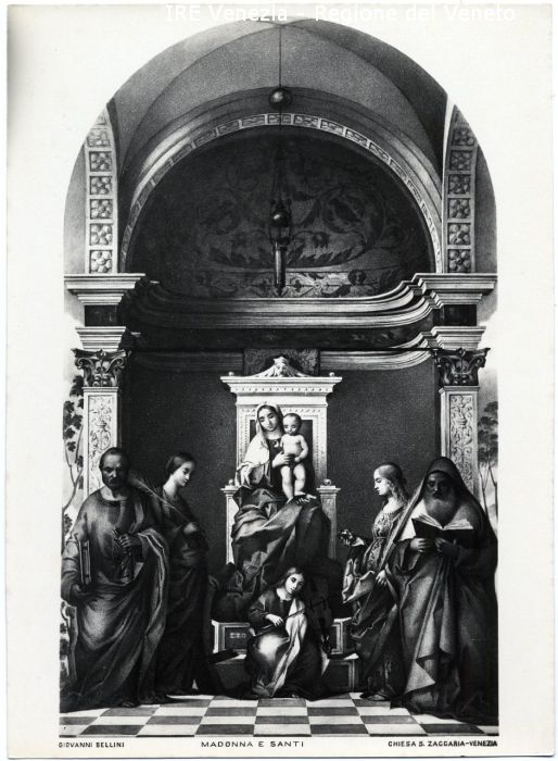 Dipinti: pala (positivo) di Bellini Giovanni, Filippi, Tomaso (primo quarto 20)