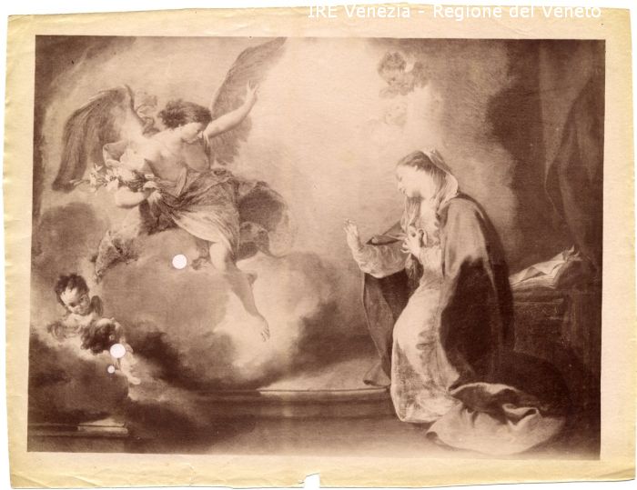 Pittoni, Giovanni Battista, "L'Annunciazione" (positivo) di Pittoni, Giovanni Battista, Filippi, Tomaso (primo quarto 20)