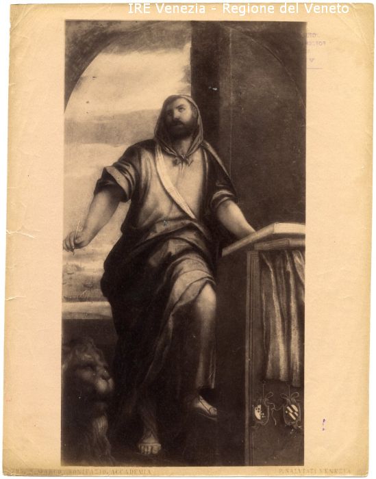 Bonifacio de'Pitati, "S. Marco", n. 785 (positivo) di Pitati, Bonifacio de', Salviati, Paolo (ultimo quarto 19)