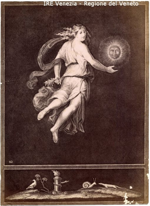 Stampe: scene allegoriche - figure femminili  di Sanzio, Raffaello, Filippi, Tomaso (fine/inizio XIX/ XX)