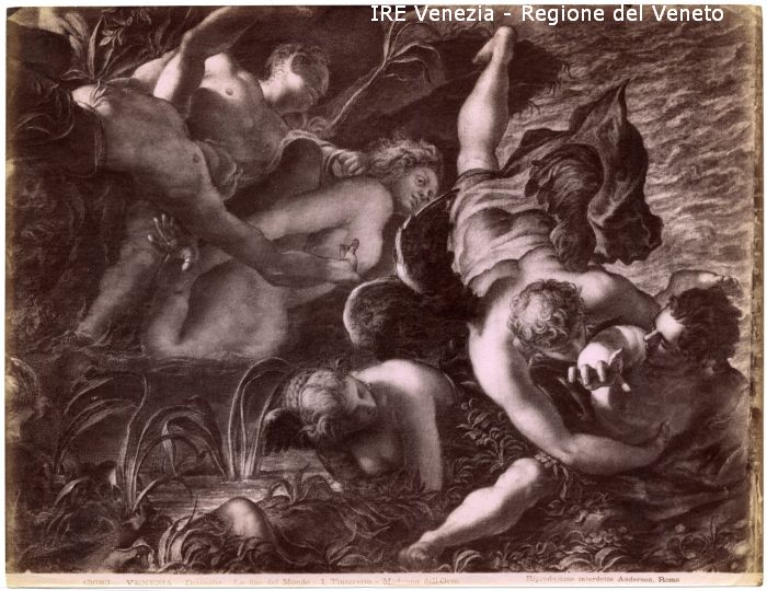 Tintoretto, Jacopo, "La fine del mondo", n. 13683  di Robusti Jacopo detto il Tintoretto, Anderson (ultimo quarto XIX)