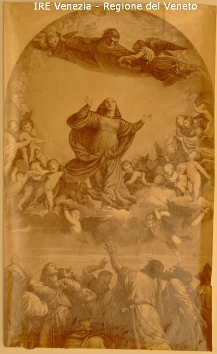 Stampe: soggetti religiosi - Pala d'altare  di Vecellio, Tiziano, Filippi, Tomaso (fine/inizio XIX/ XX)
