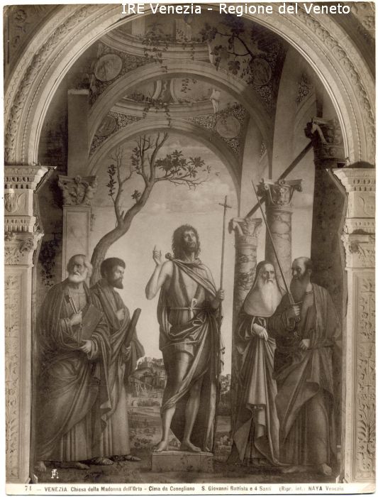 Documentazione storico-artistica, sec. XV  di Cima da Conegliano, Naya, Carlo (ultimo quarto XIX)