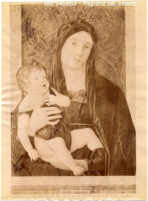 Bellini, Giovanni, "La Vergine col Divin Figlio", n. 13245  di Bellini Giovanni, Alinari, Fratelli (stabilimento) (ultimo quarto XIX)