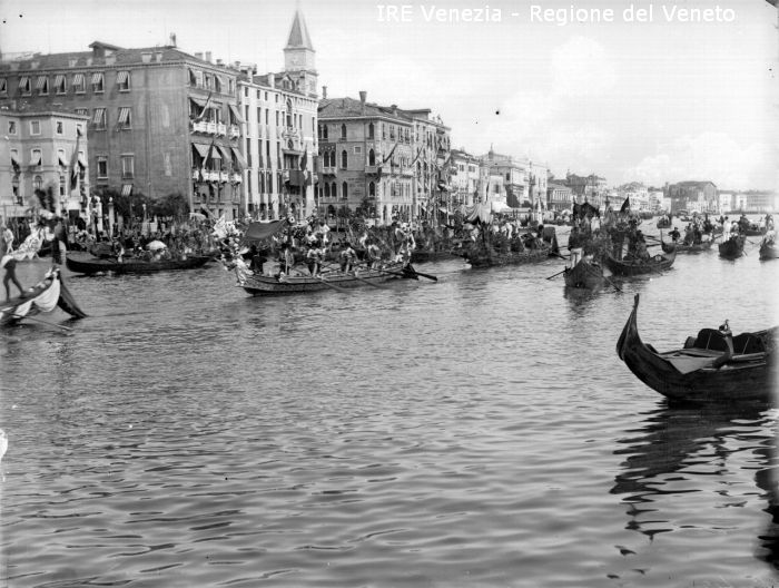 Venezia, Canal Grande durante la partenza dei Reali  di Filippi, Tomaso (XIX)