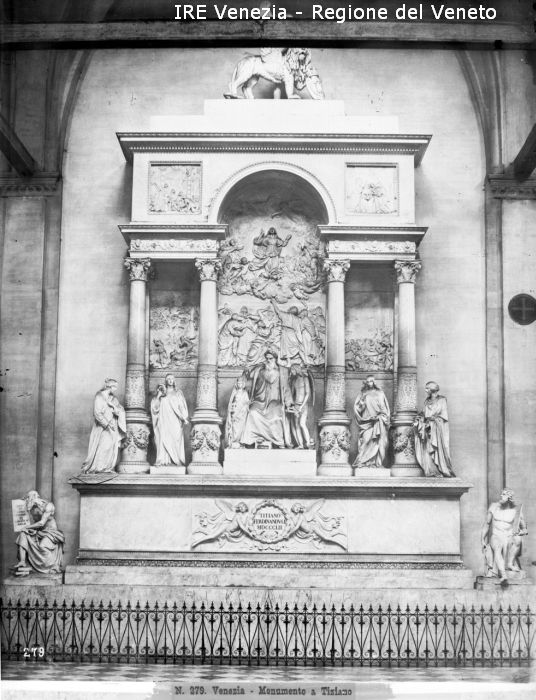 Venezia, Basilica di S. Maria Gloriosa dei Frari  di Filippi, Tomaso (fine XIX)