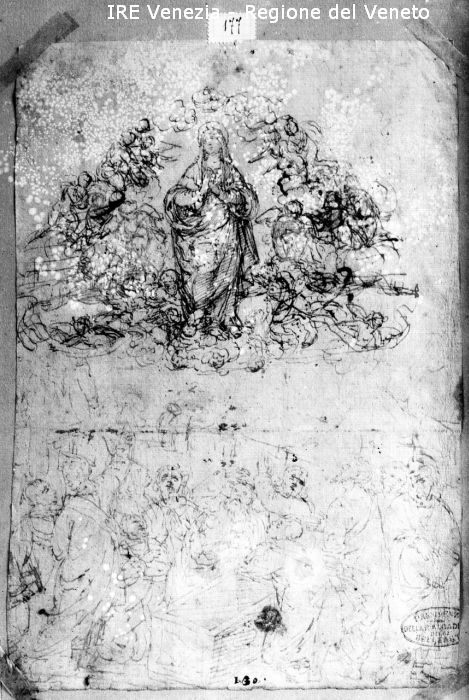 Venezia, riproduzione disegno di pittore n.c.  di Filippi, Tomaso (XX)