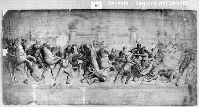 Venezia, riproduzione disegno di pittore n.c.  di Filippi, Tomaso (XX)