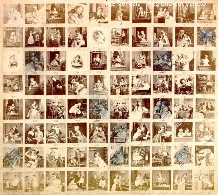 Catalogo: 80 immagini - Studio su modelli in fogge e pose diverse  di Anonimo (seconda metà XIX)
