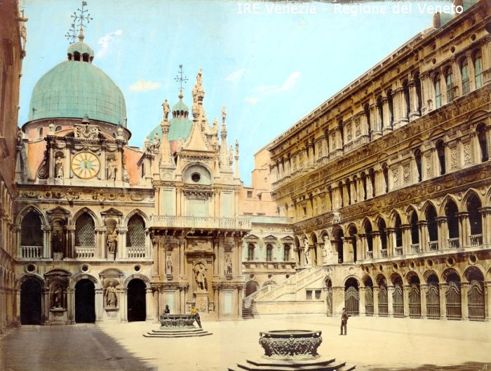 Venezia, palazzo Ducale, cortile  di Filippi, Tomaso (XIX)