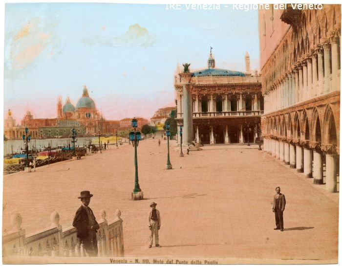 Vues de Venise - Piazzetta et le Môle  di Naya, Carlo (seconda metà XIX)