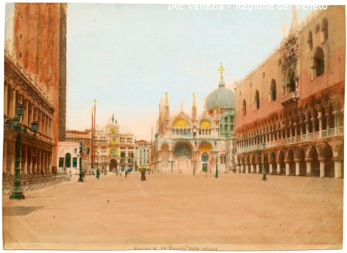 Vues de Venise - Piazzetta et le Môle  di Naya, Carlo (seconda metà XIX)