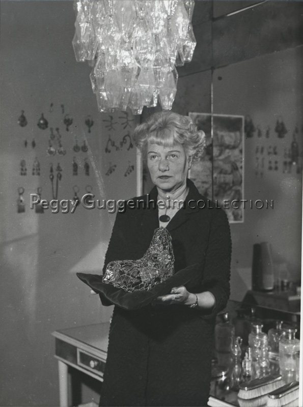 Guggenheim, Peggy (positivo) di Eliofoto Venezia (studio fotografico) (terzo quarto XX)