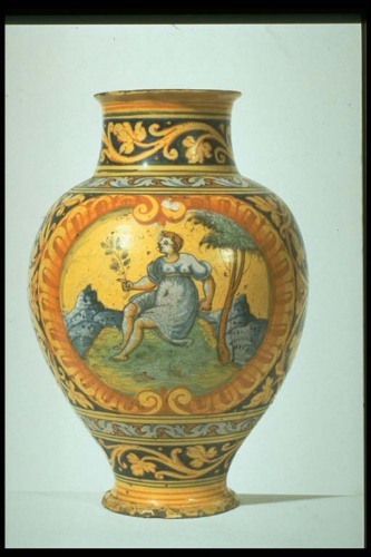 vaso - manifattura di Casteldurante (sec. XVI)