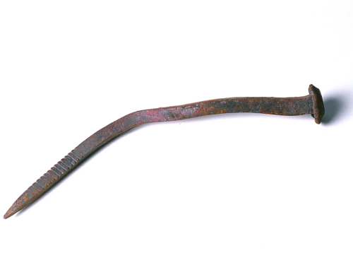 chiodo da ferro recuparato - manifattura zoldana (1900 ante)